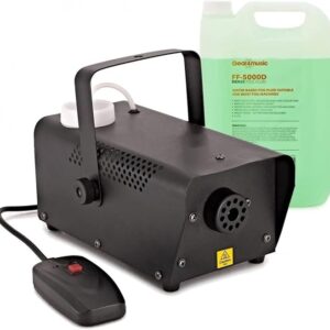 une machine à fumée avec son bidon