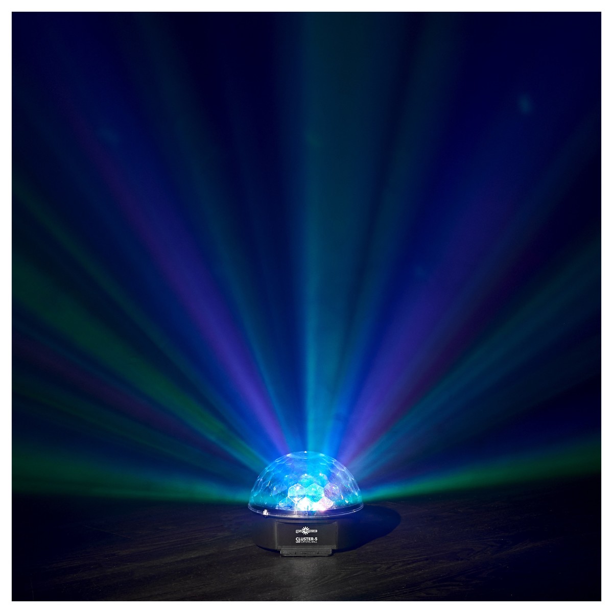 crystal ball led light blue