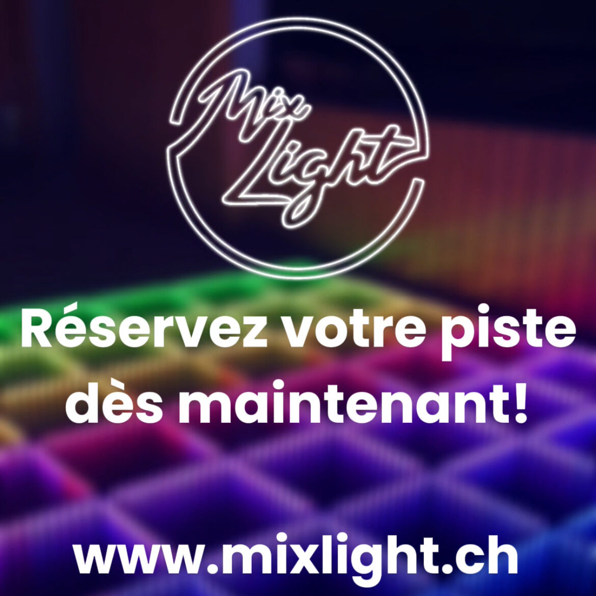 Piste de Danse LED 3D Infinity – Dispo partout en Suisse
