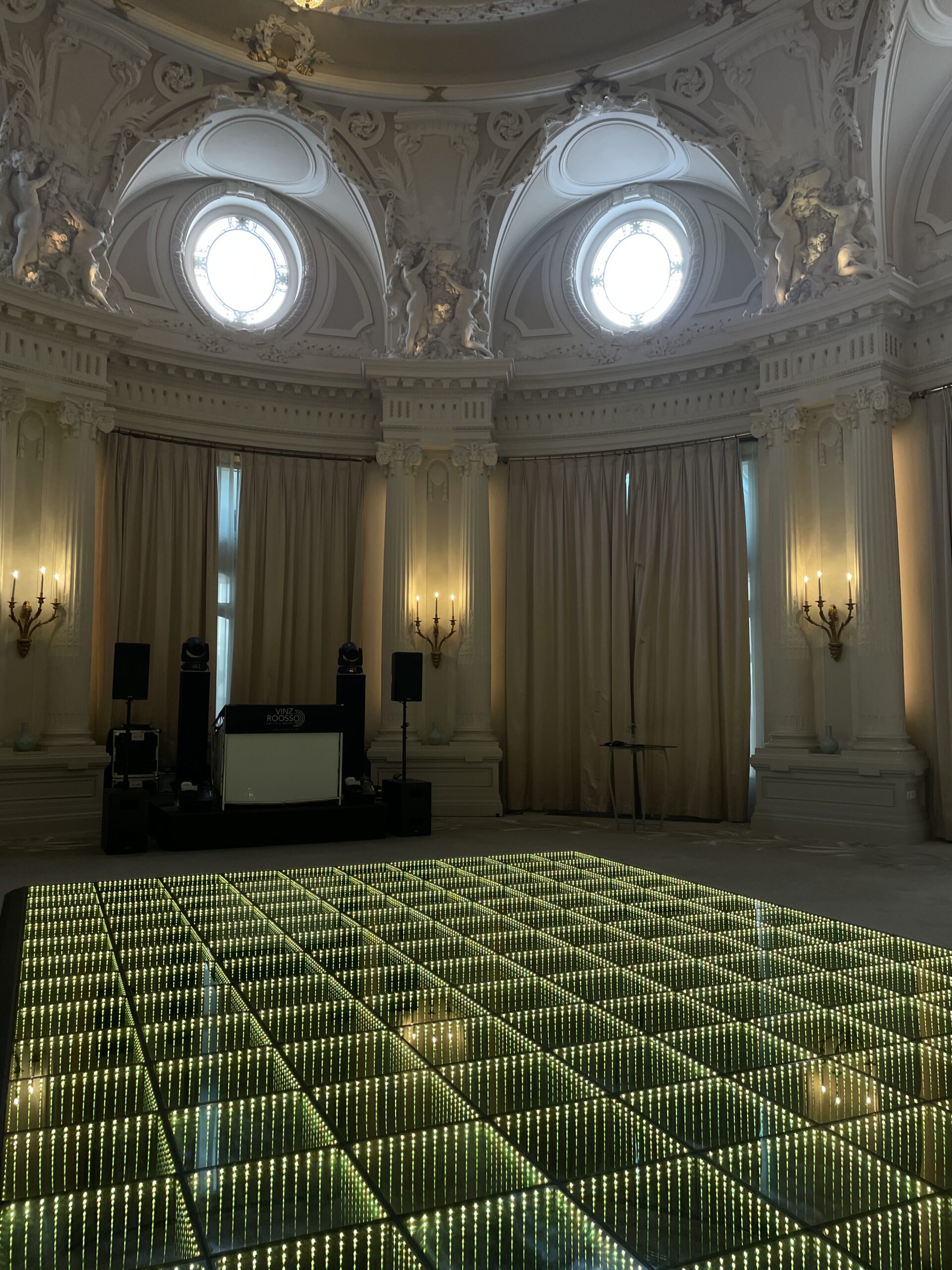 piste de danse LED lumineuse palace